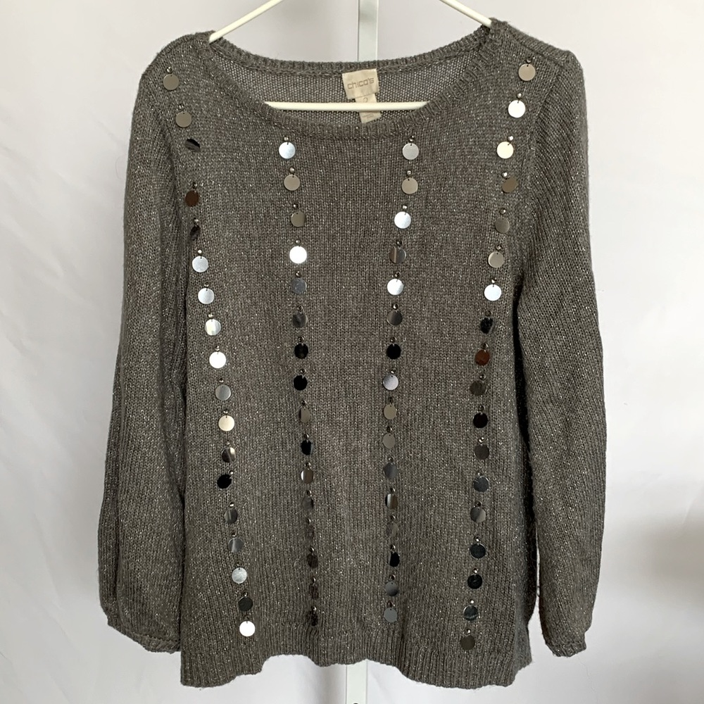 CHICO’S (Size 2) Knitted Sweater